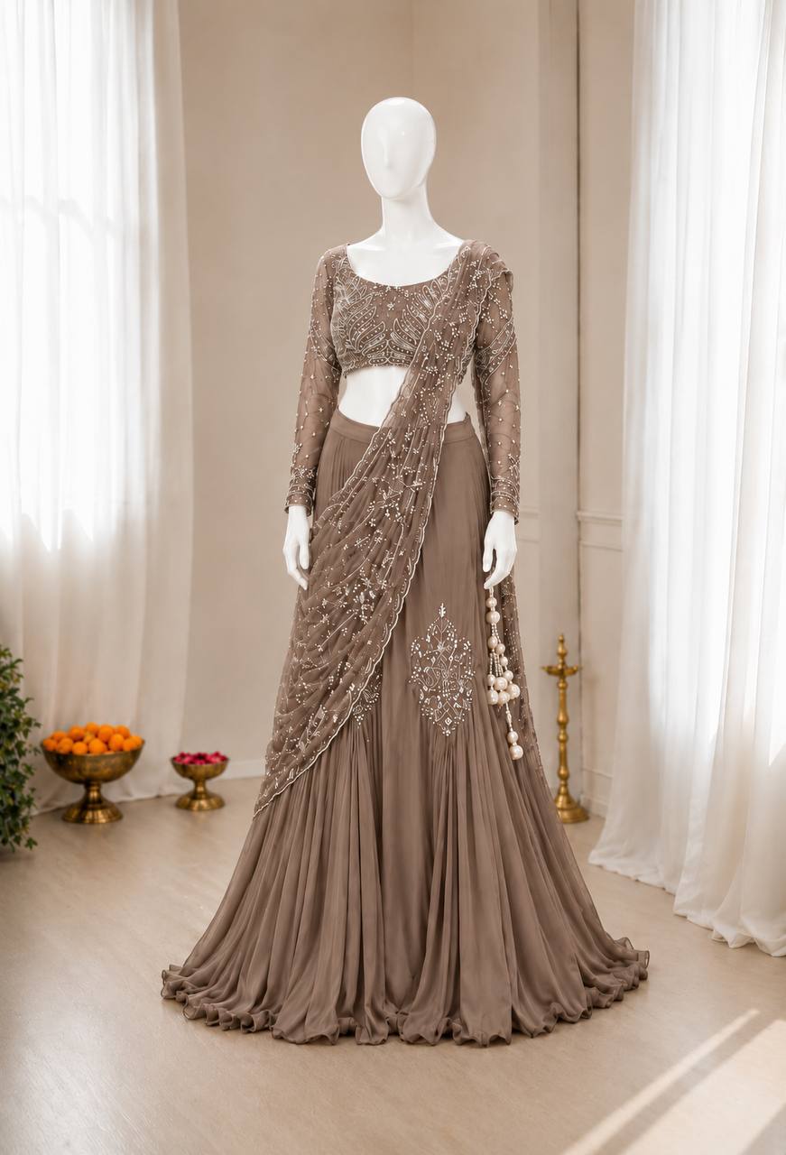 Get festive ready in our new Trending Stylelish Lehenga Choli set