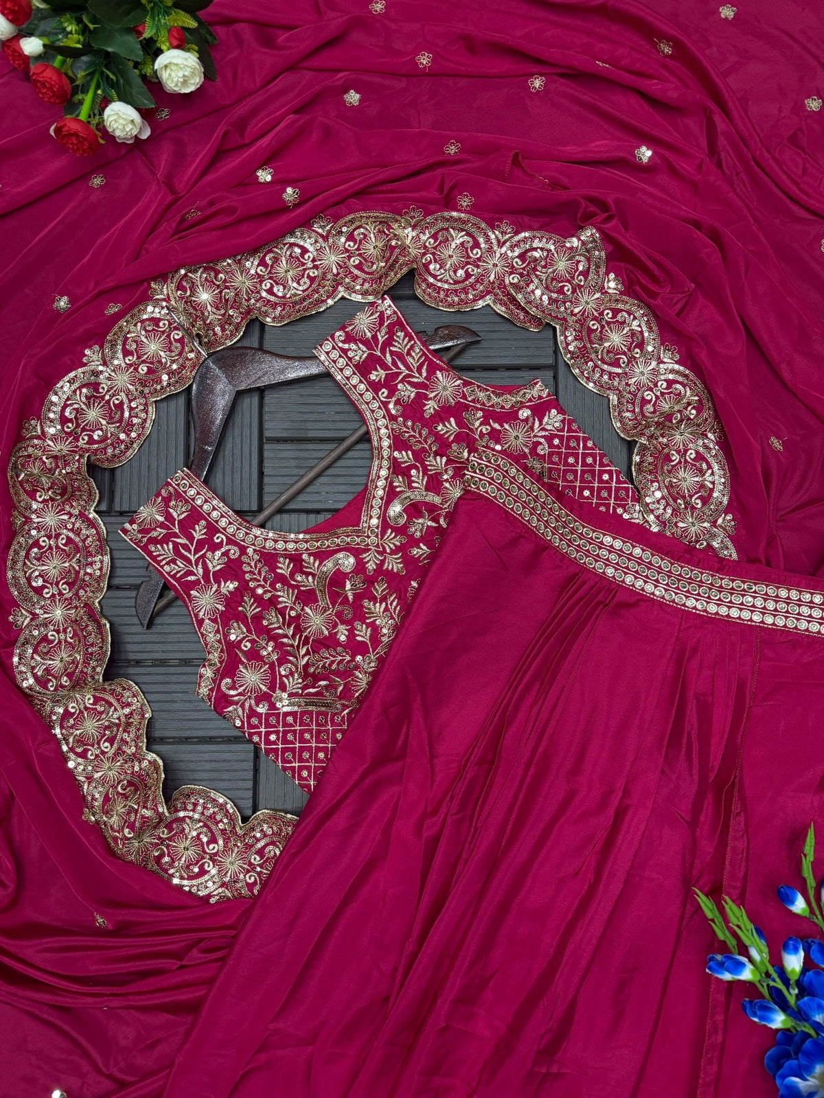 New Super Trending Party Wear Shrug with Sarara