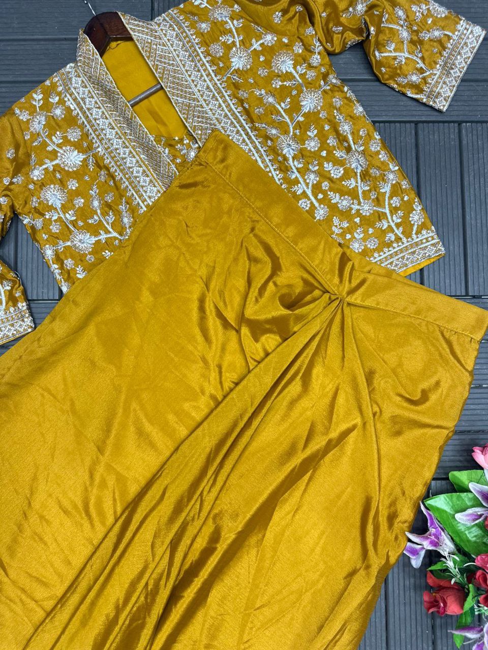New Super Trending Party Wear Koti with Plazzo