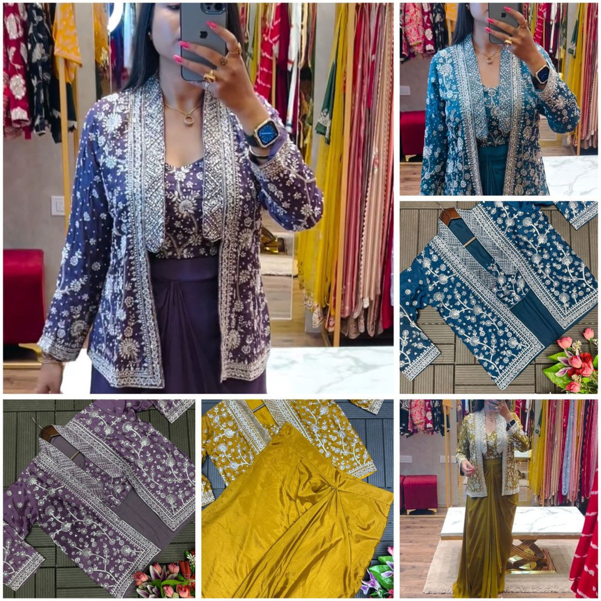New Super Trending Party Wear Koti with Plazzo