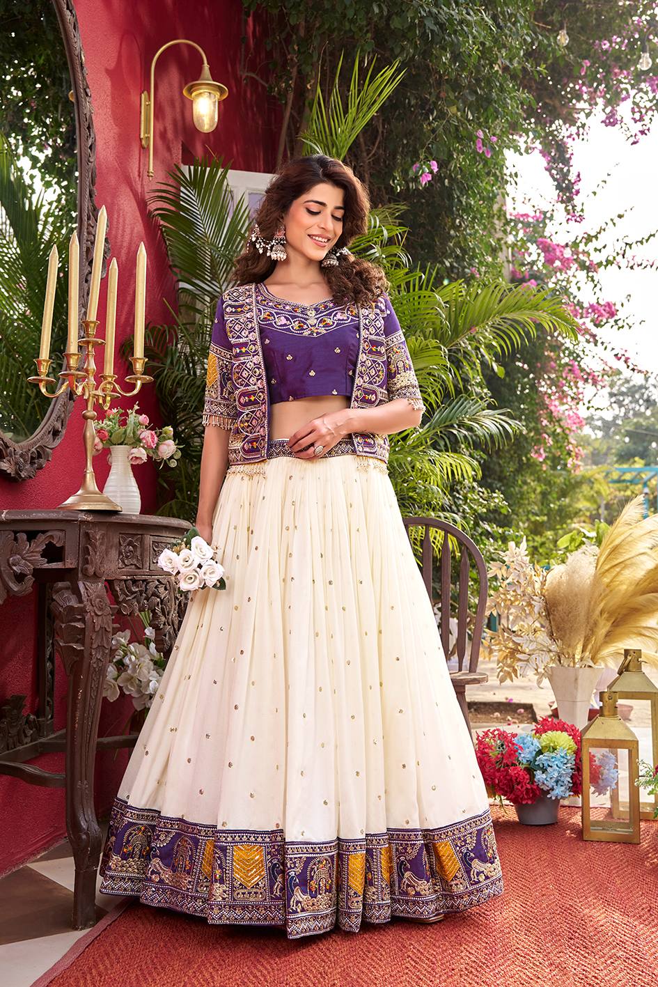Launching New Festival Lehenga choli & koti