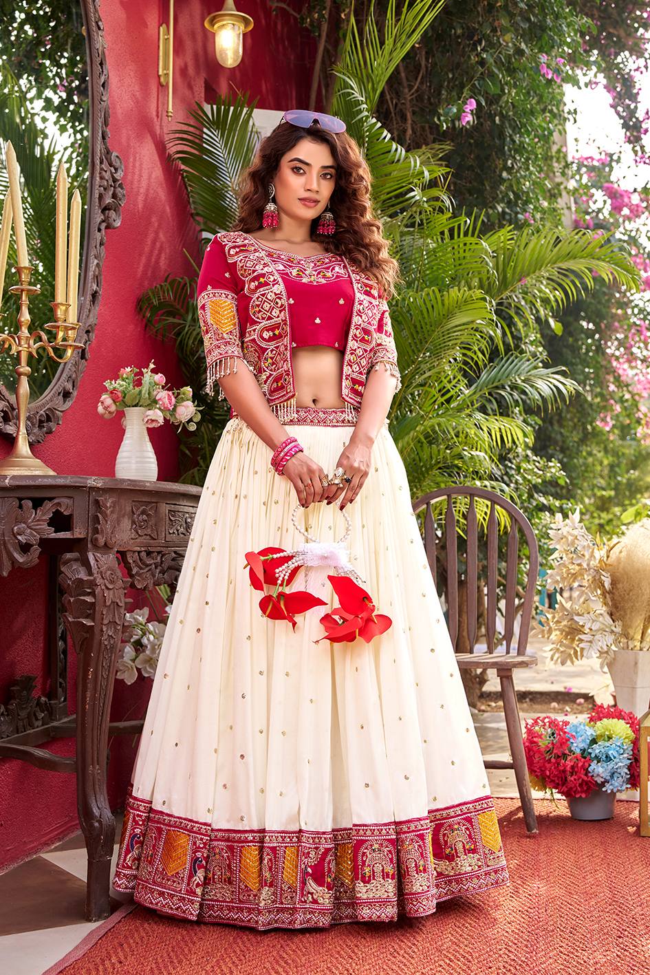 Launching New Festival Lehenga choli & koti