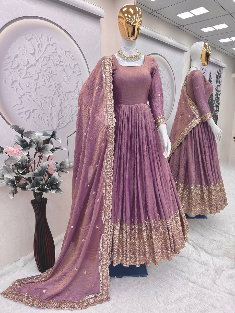 Designer Party Wear Look Collection Gown