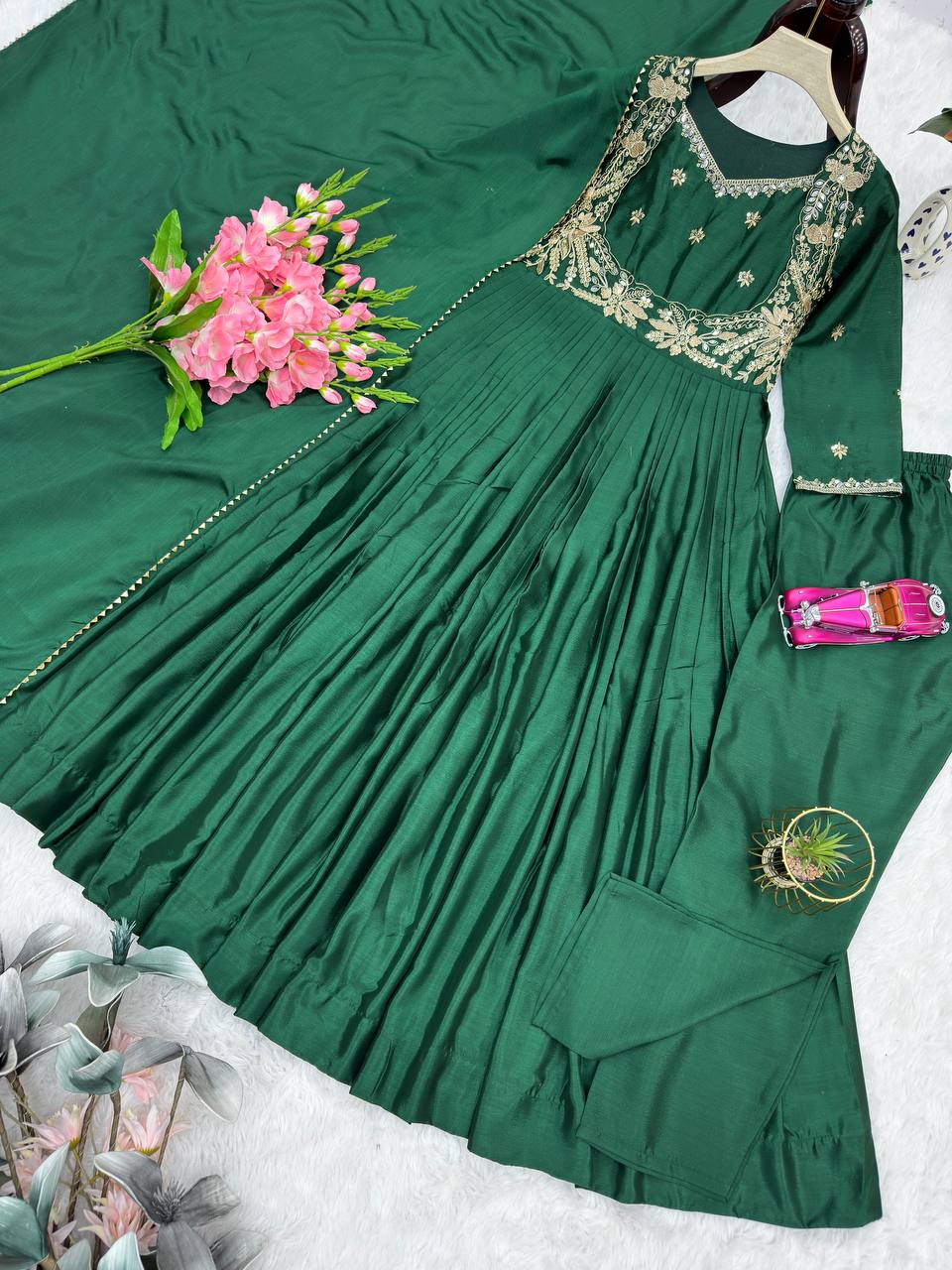 Letest New Hit Designer Party Wear Look Gown Collection