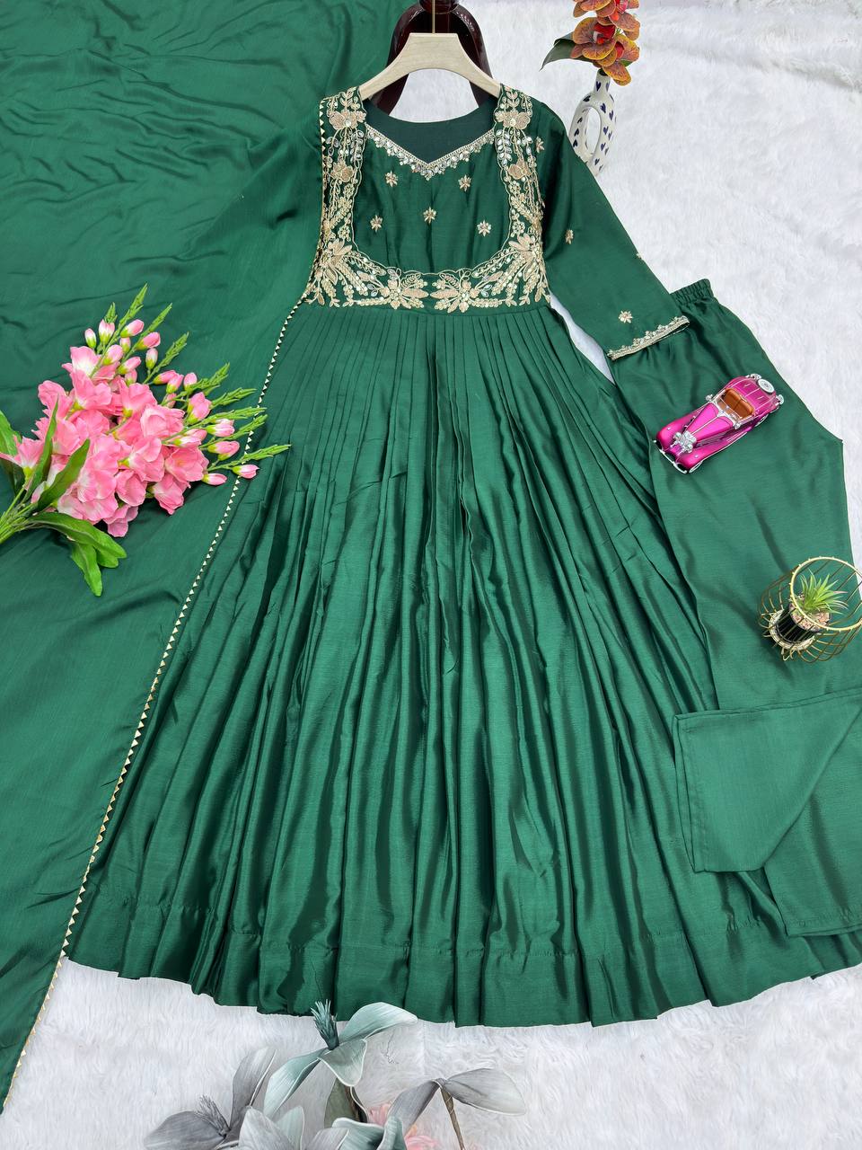 Letest New Hit Designer Party Wear Look Gown Collection