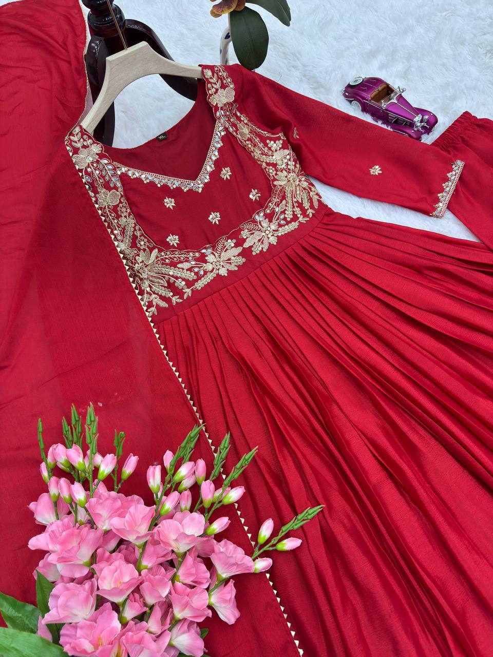 Letest New Hit Designer Party Wear Look Gown Collection