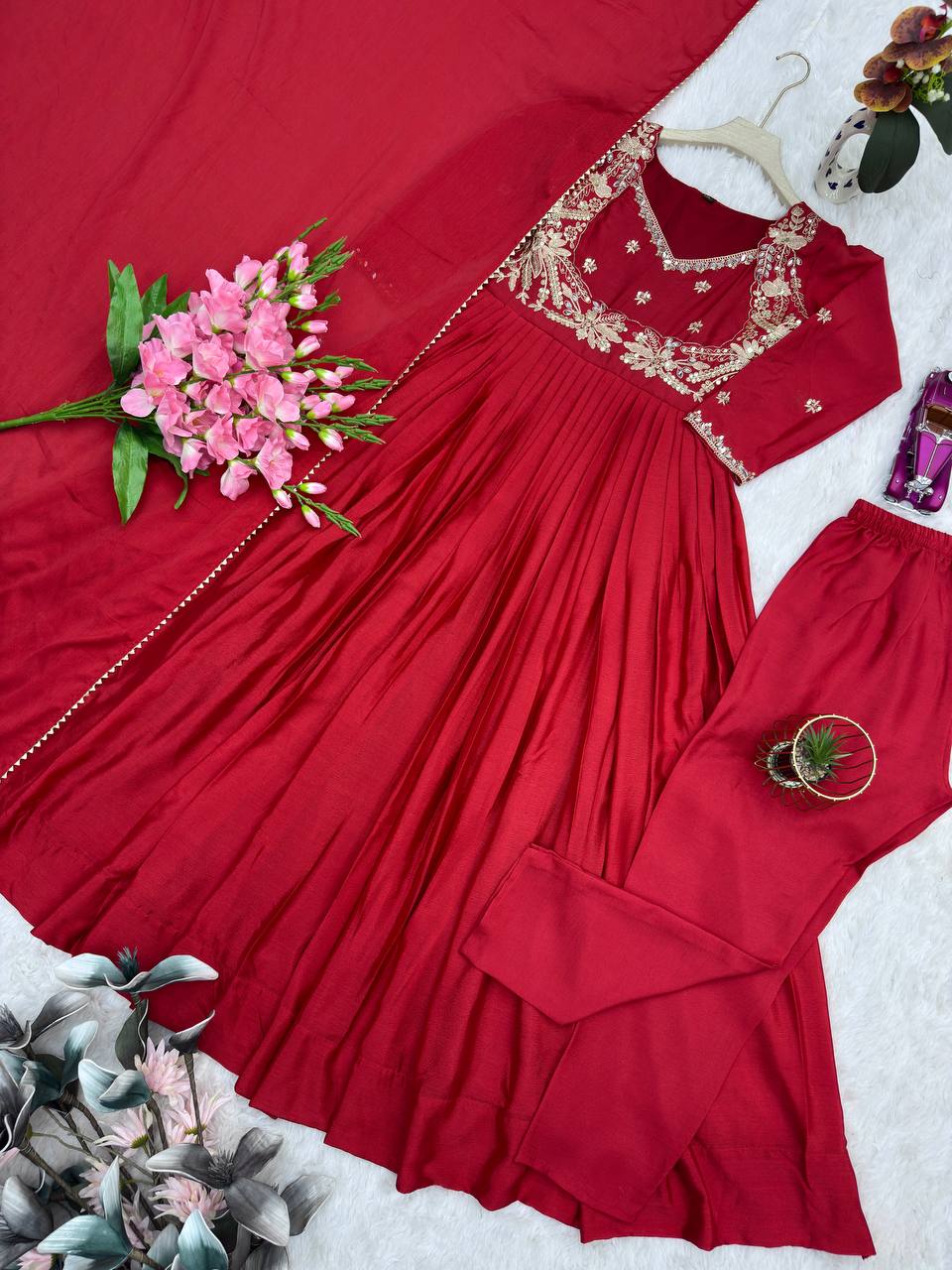 Letest New Hit Designer Party Wear Look Gown Collection