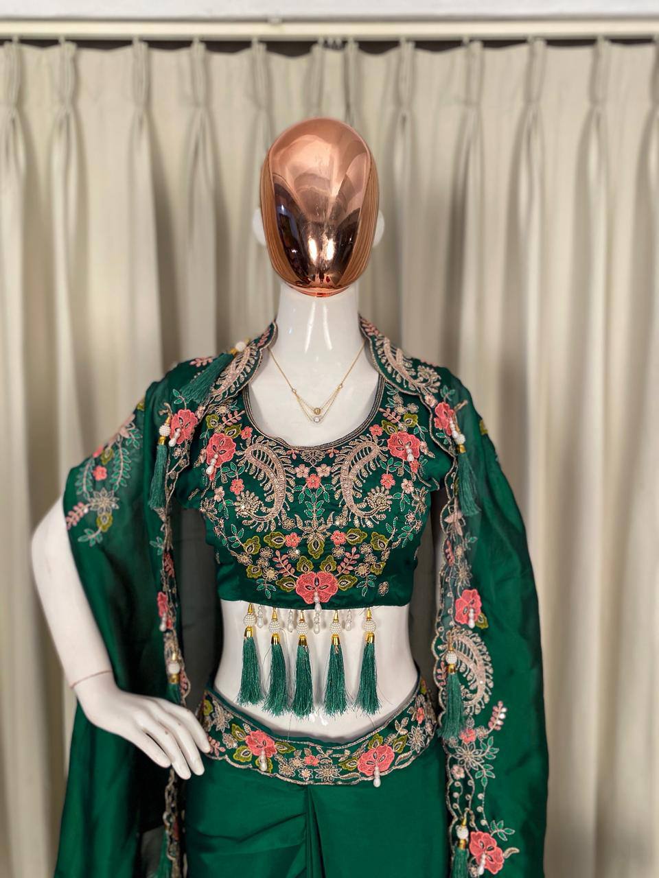 Designer Party Wear Shrug with Sharara Set