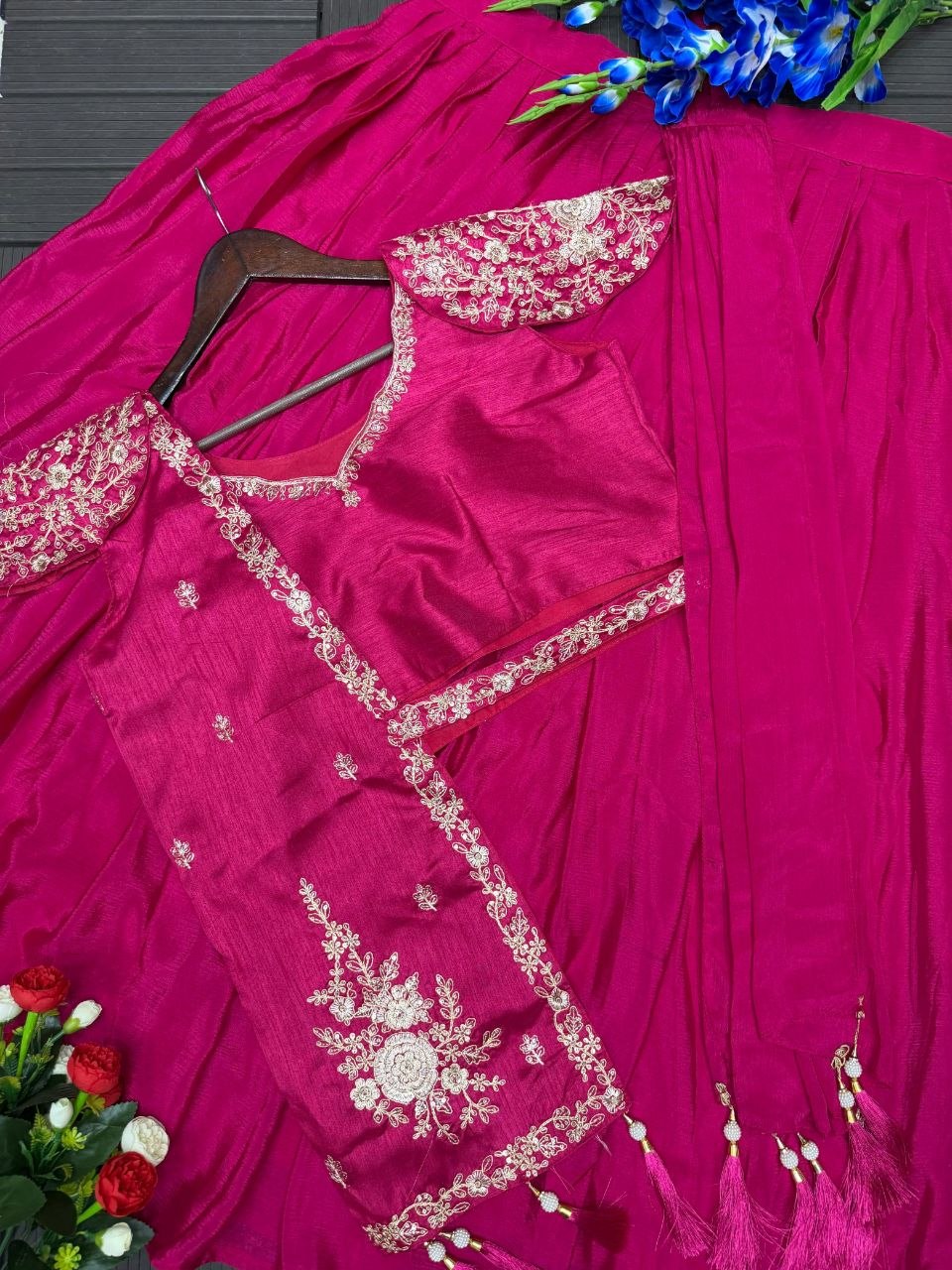 New Launching Embroidery Work Lehenga Choli with jacket