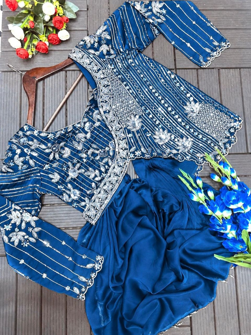 Launching Embroidery Work Lehenga Choli