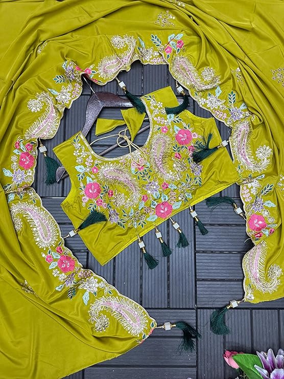 Designer Party Wear Shrug with Sharara Set