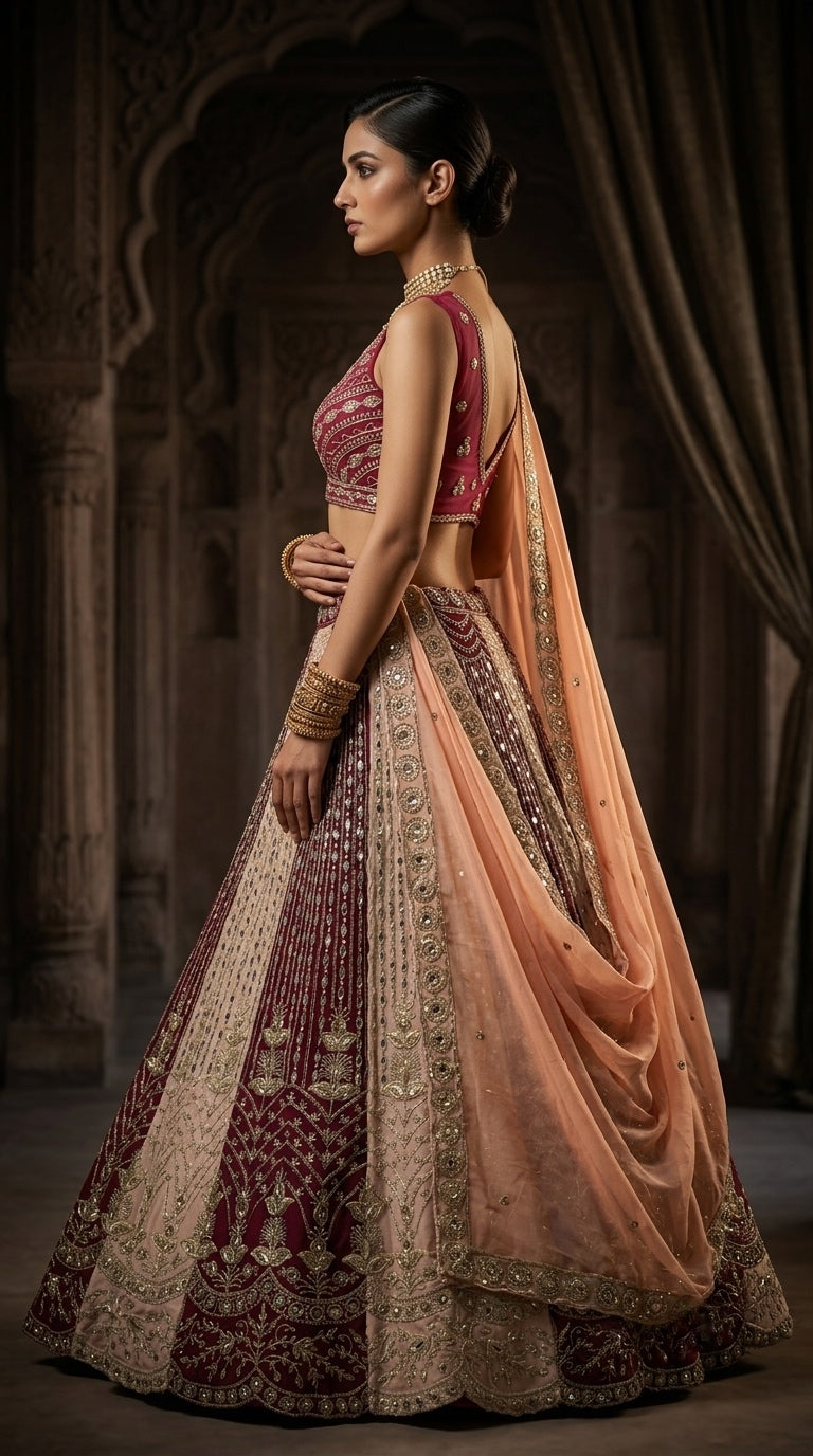 Royal Rose Lehenga – Crafted for Grand Celebrations