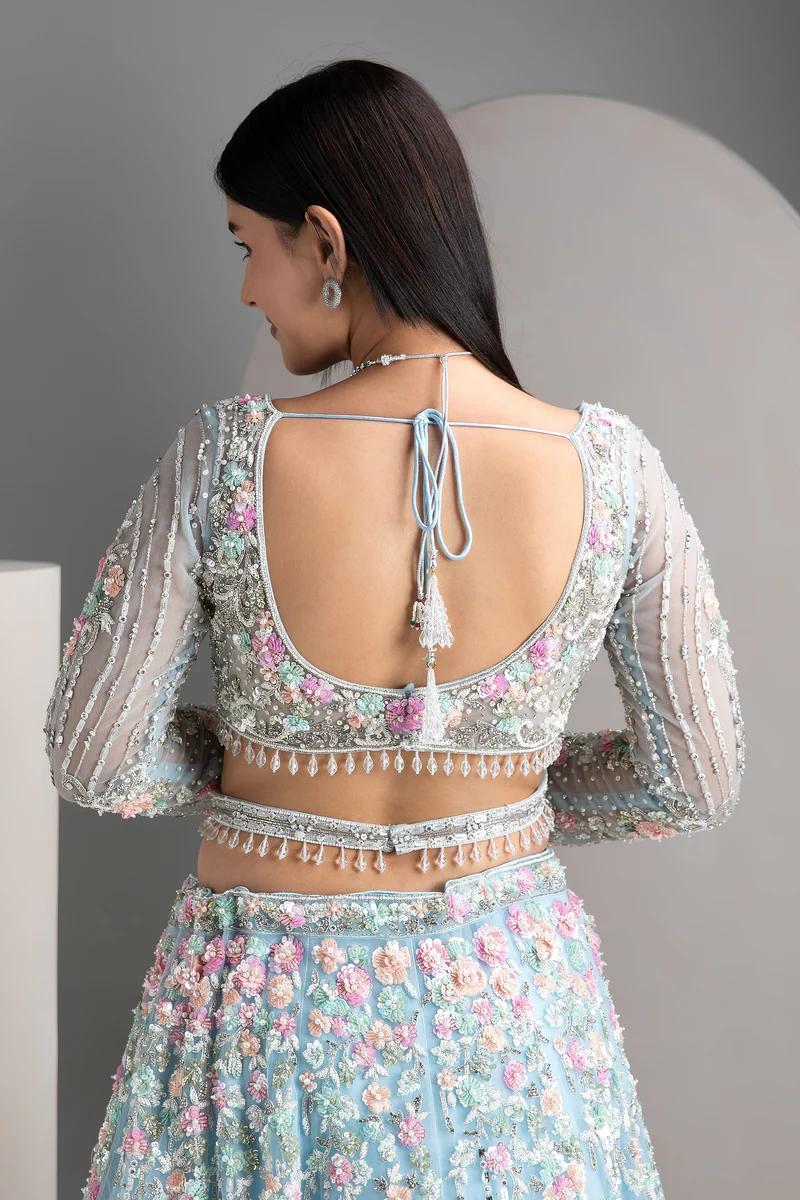 Pastel Bloom Bridal Lehenga – Where Elegance Meets Grace ✨