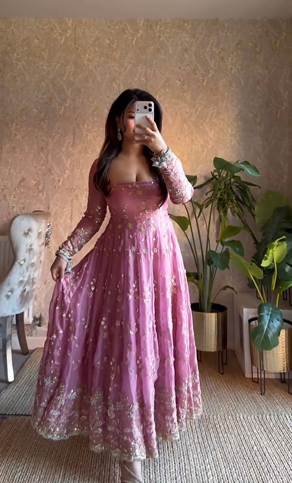 Launching Designer Party Wear Look Gown For Wedding