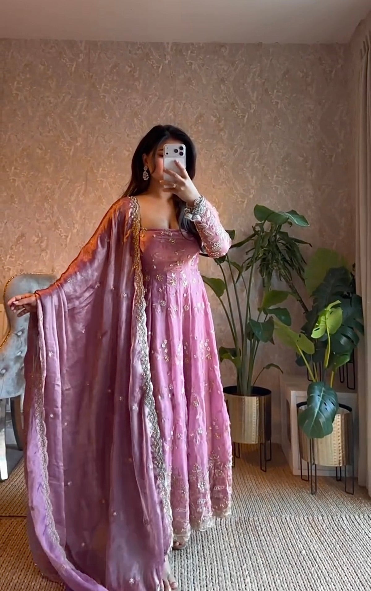 Launching Designer Party Wear Look Gown For Wedding