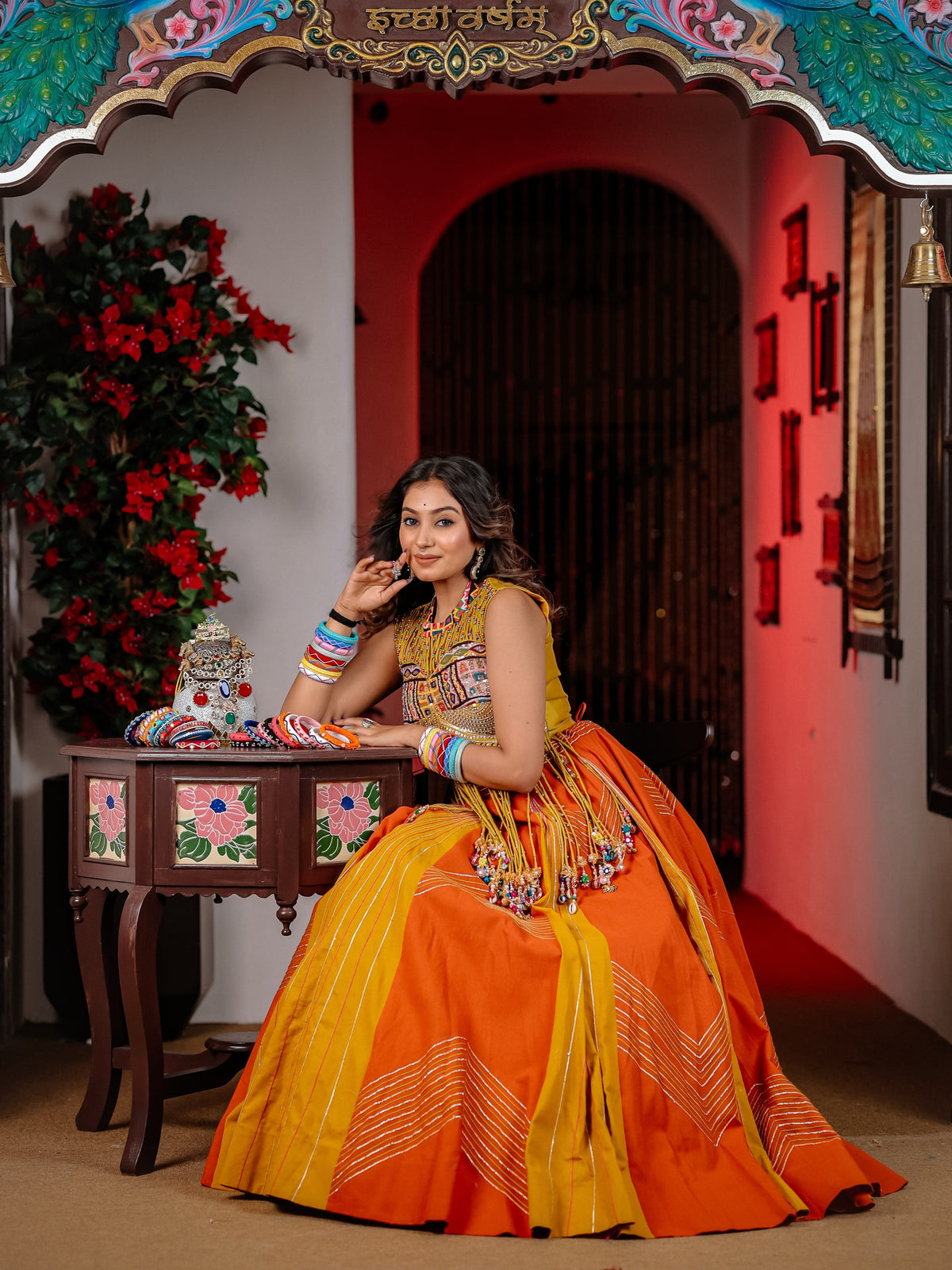 Launching Navratri Special Work Lehenga choli