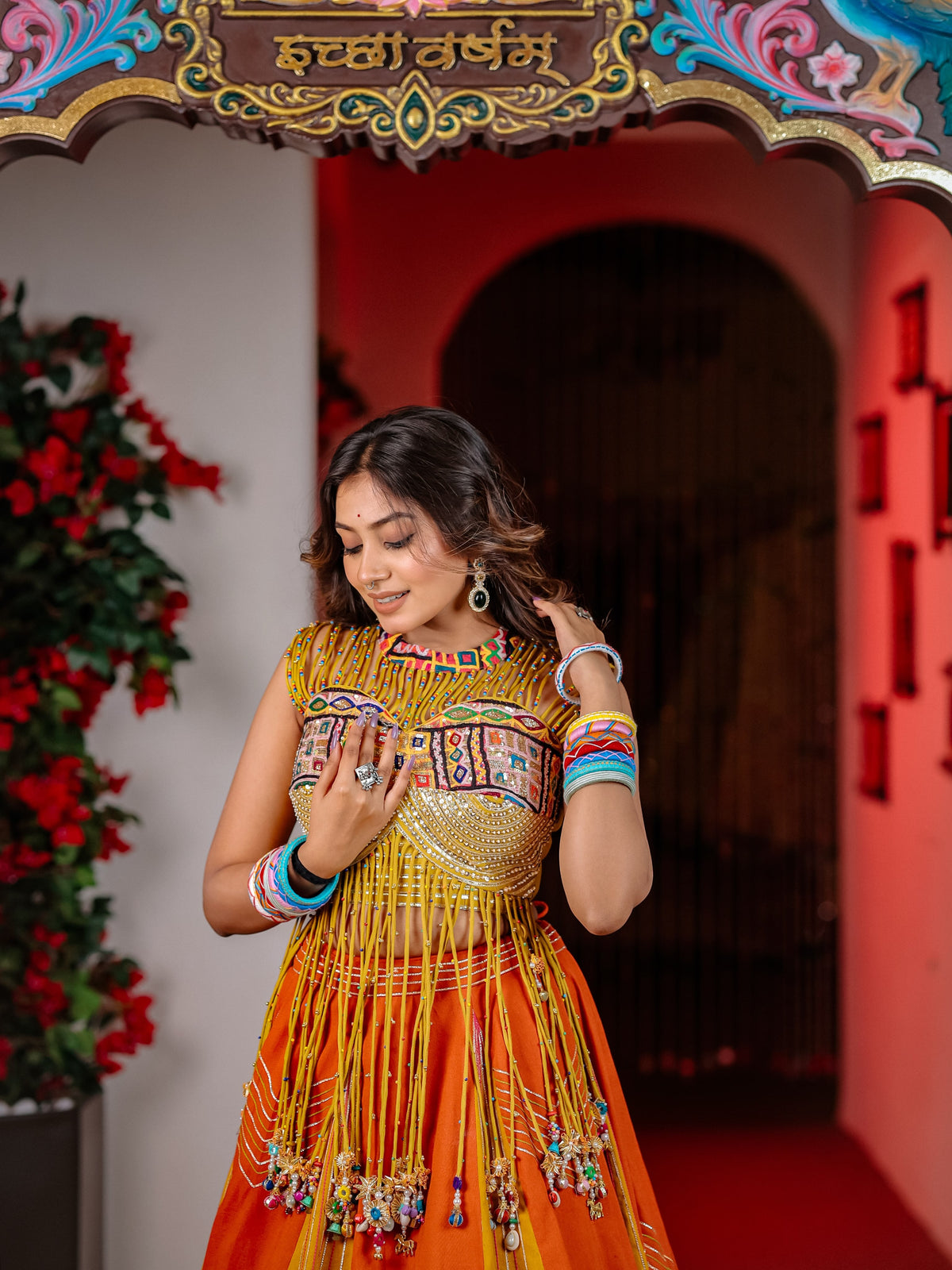 Launching Navratri Special Work Lehenga choli
