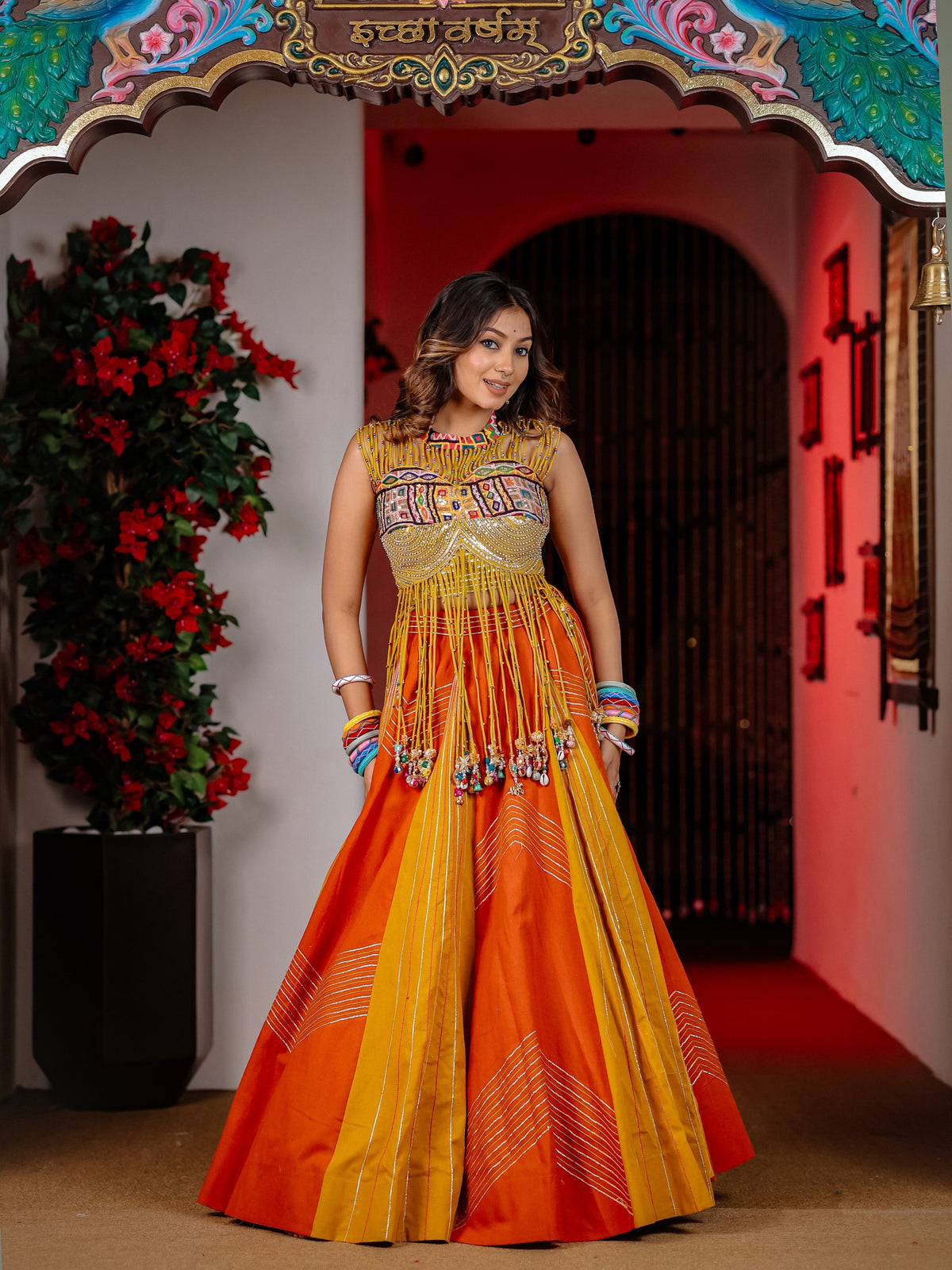 Launching Navratri Special Work Lehenga choli