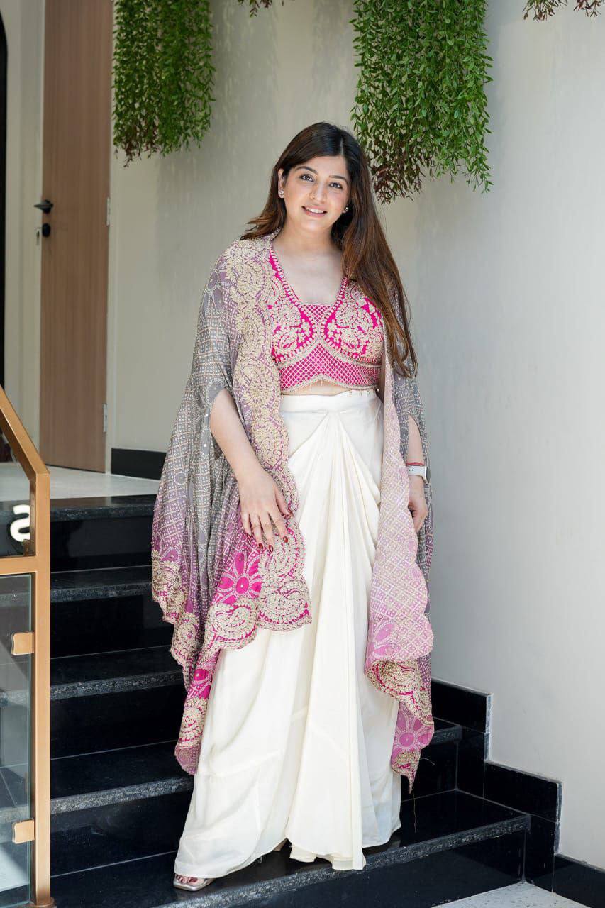 Royal Blush Indo-Western Set