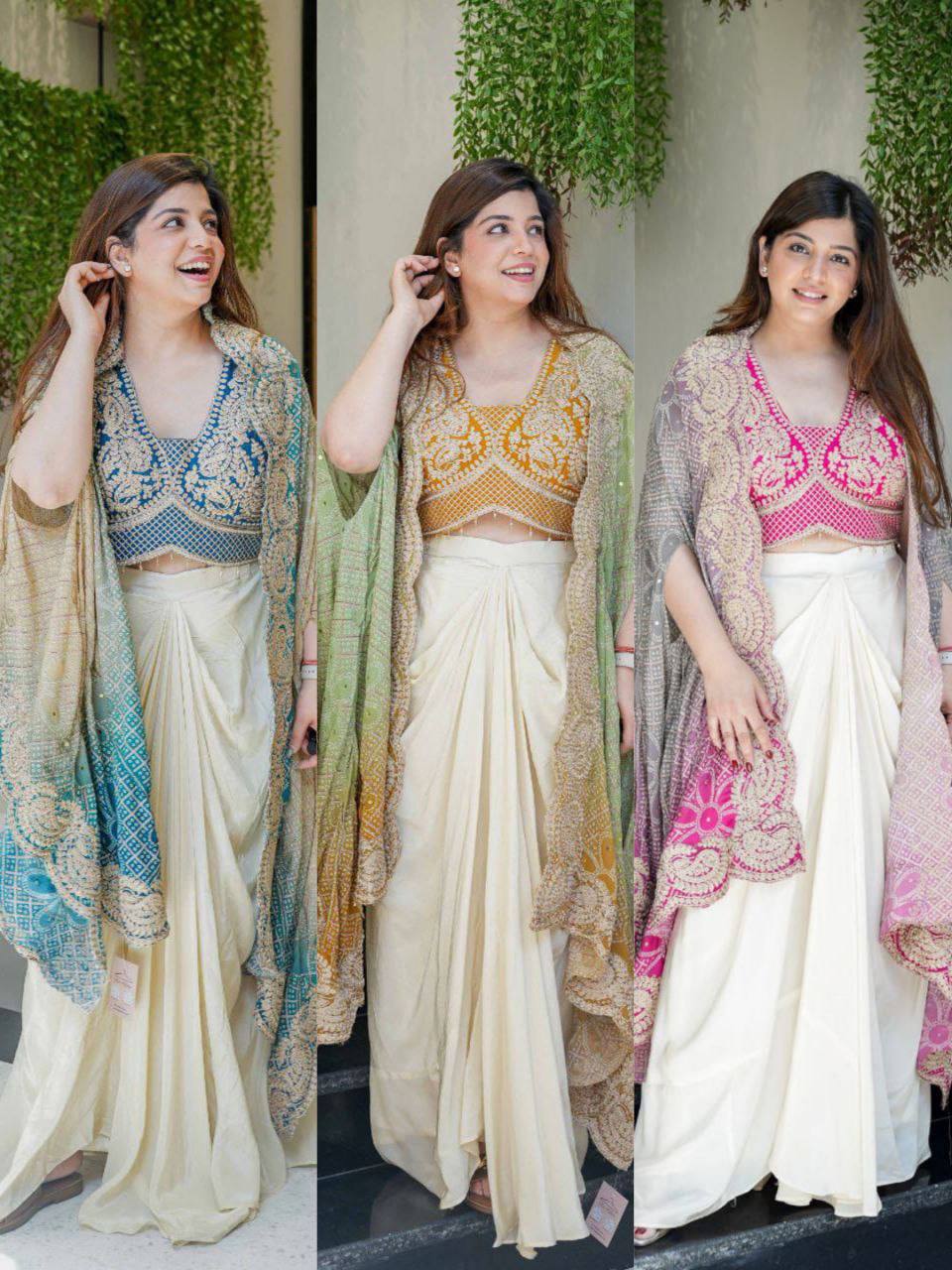 Royal Blush Indo-Western Set
