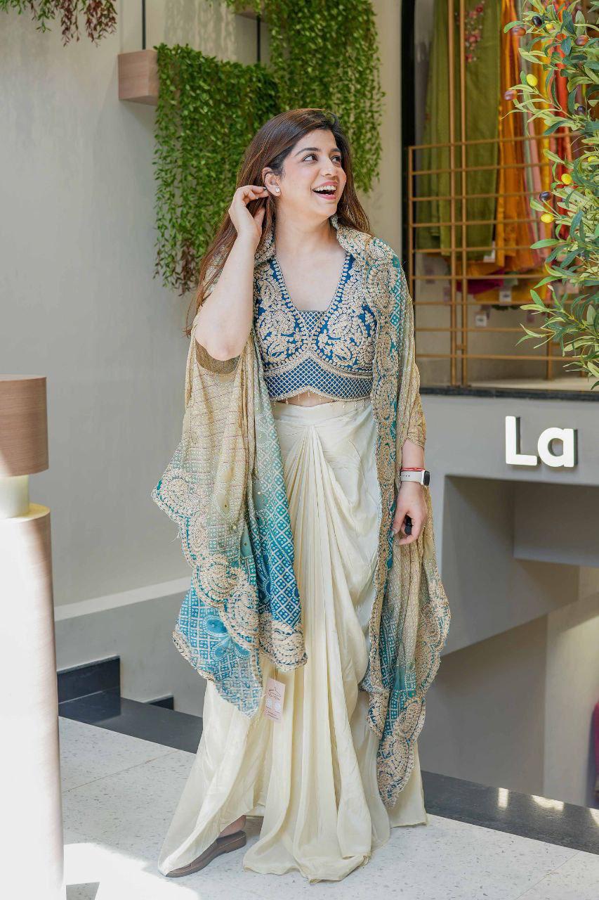 Royal Blush Indo-Western Set