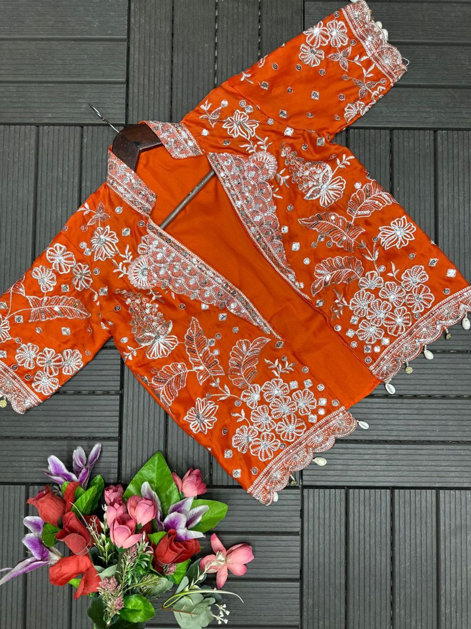 New Super Trending Party Wear Koti with Lehenga